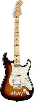 Guitare Électrique Fender Player Stratocaster HSS, Sunburst 3 Couleurs, Touche en Érable