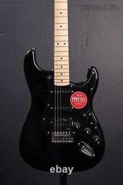 Guitare Électrique Squier Sonic Stratocaster HSS Touche en Erable Noire