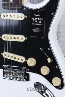 Guitare Électrique à Corps Plein Fender Player II Stratocaster Finition Blanche Polaire