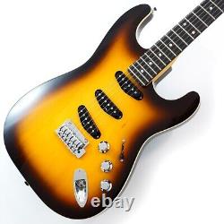 Guitare Fender Aerodyne Special Stratocaster Chocolate Burst avec étui de transport