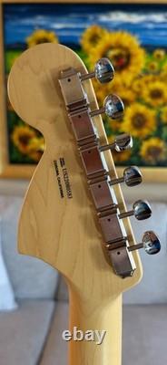 Guitare Fender American Performer Strat 2022, bleu Lake Placid délavé, finition brillante