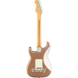 Guitare Fender American Professional Classic Stratocaster Touche en Érable Fini FM Or Foncé