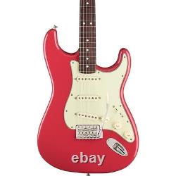 Guitare Fender American Professional Classic Stratocaster, touche en palissandre, rouge Dakota délavé