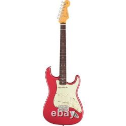 Guitare Fender American Professional Classic Stratocaster, touche en palissandre, rouge Dakota délavé