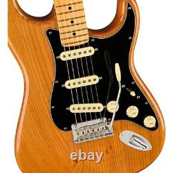 Guitare Fender American Professional II Roasted Pine Stratocaster avec touche en érable FB