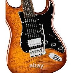 Guitare Fender American Ultra Stratocaster HSS en édition limitée oeil de tigre