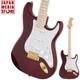 Guitare Fender Mij Ritchie Kotzen Stratocaster En érable Transparent Rouge Burst Neuve