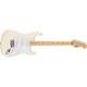 Guitare Fender Standard Stratocaster, érable, Plaque De Protection Blanche, Blanc Olympique
