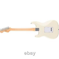 Guitare Fender Standard Stratocaster, érable, plaque de protection blanche, blanc olympique