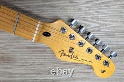 Guitare Fender Stratocaster noire avec manche en érable SSS MOD Gilmour avec housse de transport