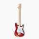 Guitare Loog Fender X Loog 3 Cordes Stratocaster Rouge Pomme D'amour