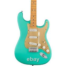 Guitare Squier 40e anniversaire Stratocaster Vintage Edition, vert satiné Seafoam