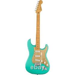 Guitare Squier 40e anniversaire Stratocaster Vintage Edition, vert satiné Seafoam