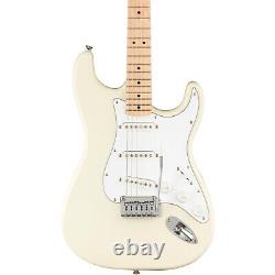 Guitare Squier Affinity Series Stratocaster avec touche en érable, blanc olympique