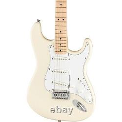 Guitare Squier Affinity Series Stratocaster avec touche en érable, blanc olympique