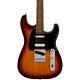 Guitare Squier Paranormal Custom Nashville Stratocaster Frette En Laurier Chcolat Snbrst