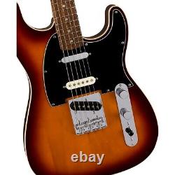 Guitare Squier Paranormal Custom Nashville Stratocaster Frette en laurier Chcolat Snbrst