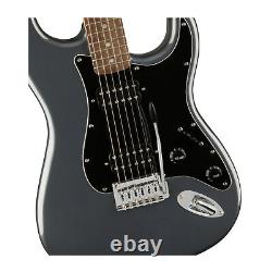 Guitare électrique Fender Affinity Stratocaster HH Charcoal Frost Metallic Grade A