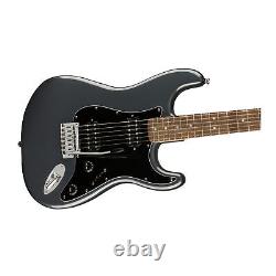 Guitare électrique Fender Affinity Stratocaster HH Charcoal Frost Metallic Grade A