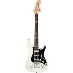 Guitare électrique Fender American Performer Stratocaster avec touche en palissandre et corps blanc vieilli