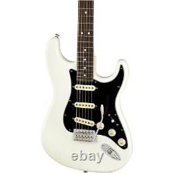Guitare électrique Fender American Performer Stratocaster avec touche en palissandre et corps blanc vieilli