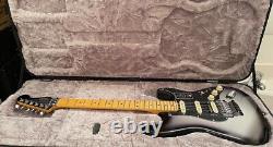 Guitare électrique Fender American Ultra Luxe Stratocaster Floyd Rose Silverburst