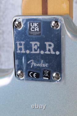 Guitare électrique Fender H. E. R. Signature Stratocaster Chrome Glow avec housse de transport