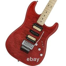 Guitare électrique Fender Made in Japan Michiya Haruhata Stratocaster Trans Rose