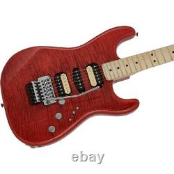 Guitare électrique Fender Made in Japan Michiya Haruhata Stratocaster Trans Rose