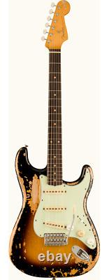 Guitare électrique Fender Mike McCready Stratocaster Road Worn 3-Color Sunburst avec