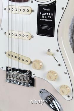 Guitare électrique Fender Player II Series Player II Stratocaster Blonde Blanche