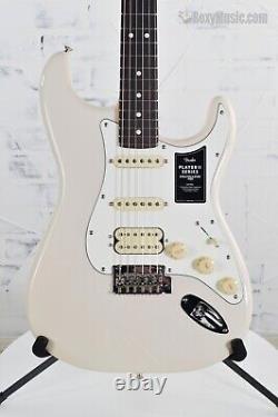 Guitare électrique Fender Player II Stratocaster HSS Blonde Blanche