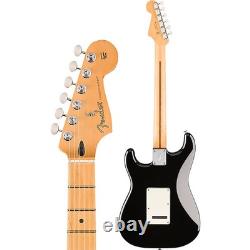 Guitare électrique Fender Player II Stratocaster HSS avec touche en érable, noire
