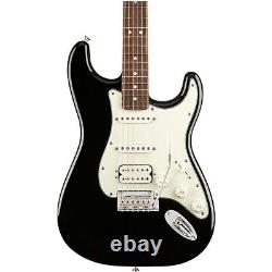 Guitare électrique Fender Player Stratocaster HSS avec touche en Pau Ferro, couleur noire