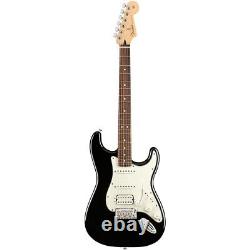 Guitare électrique Fender Player Stratocaster HSS avec touche en Pau Ferro, couleur noire
