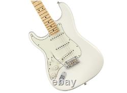 Guitare électrique Fender Player Stratocaster SSS, avec garantie de 2 ans, Polar Whit