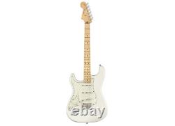 Guitare électrique Fender Player Stratocaster SSS, avec garantie de 2 ans, Polar Whit