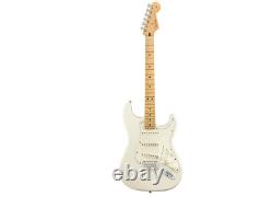 Guitare électrique Fender Player Stratocaster SSS, avec garantie de 2 ans, blanc polaire