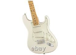 Guitare électrique Fender Player Stratocaster SSS, avec garantie de 2 ans, blanc polaire