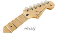 Guitare électrique Fender Player Stratocaster SSS, avec garantie de 2 ans, blanc polaire