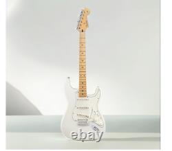 Guitare électrique Fender Player Stratocaster SSS, avec garantie de 2 ans, blanc polaire