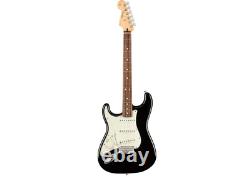 Guitare électrique Fender Player Stratocaster SSS, avec garantie de 2 ans, noire, Pau