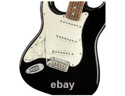 Guitare électrique Fender Player Stratocaster SSS, avec garantie de 2 ans, noire, Pau