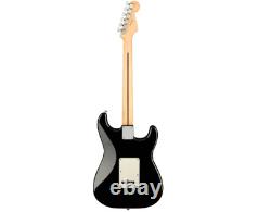 Guitare électrique Fender Player Stratocaster SSS, avec garantie de 2 ans, noire, Pau