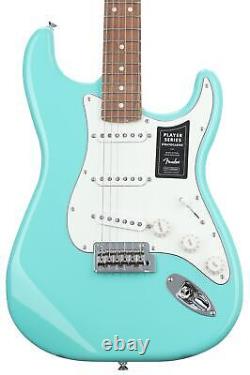 Guitare électrique Fender Player Stratocaster Sea Foam Green avec Pau Ferro