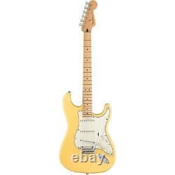 Guitare électrique Fender Player Stratocaster avec touche en érable, couleur Buttercream