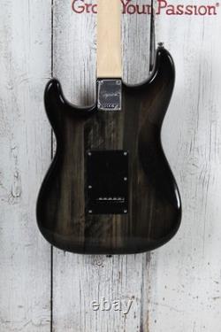 Guitare électrique Fender Squier Affinity Series Stratocaster FMT HSS Noir dégradé