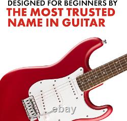 Guitare électrique Fender Squier Debut Series Stratocaster, guitare pour débutants, avec