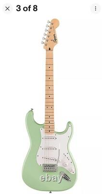 Guitare électrique Fender Squier Sonic Stratocaster Édition Limitée Surf Green