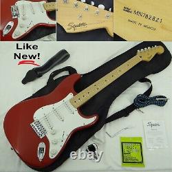 Guitare électrique Fender Squier Stratocaster Classic Vibe 50's Fiesta Red avec accessoires